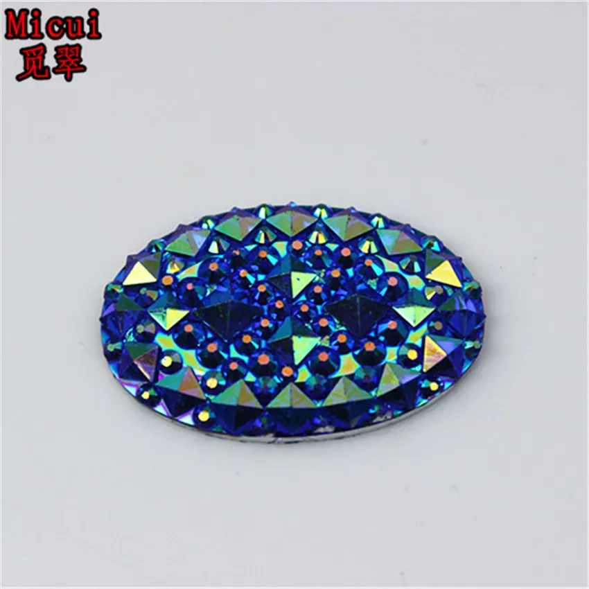 Micui 10PCS 20*30mm AB Crystals Resin Rhinestones Oval Flatback Stone Beads DIY Scrapbooking Crafts Garment Decoration MC519
Micui 10PCS 20*30mm AB Crystals Resin Rhinestones Oval Flatback Stone Beads DIY Scrapbooking Crafts Garment Decoration MC519