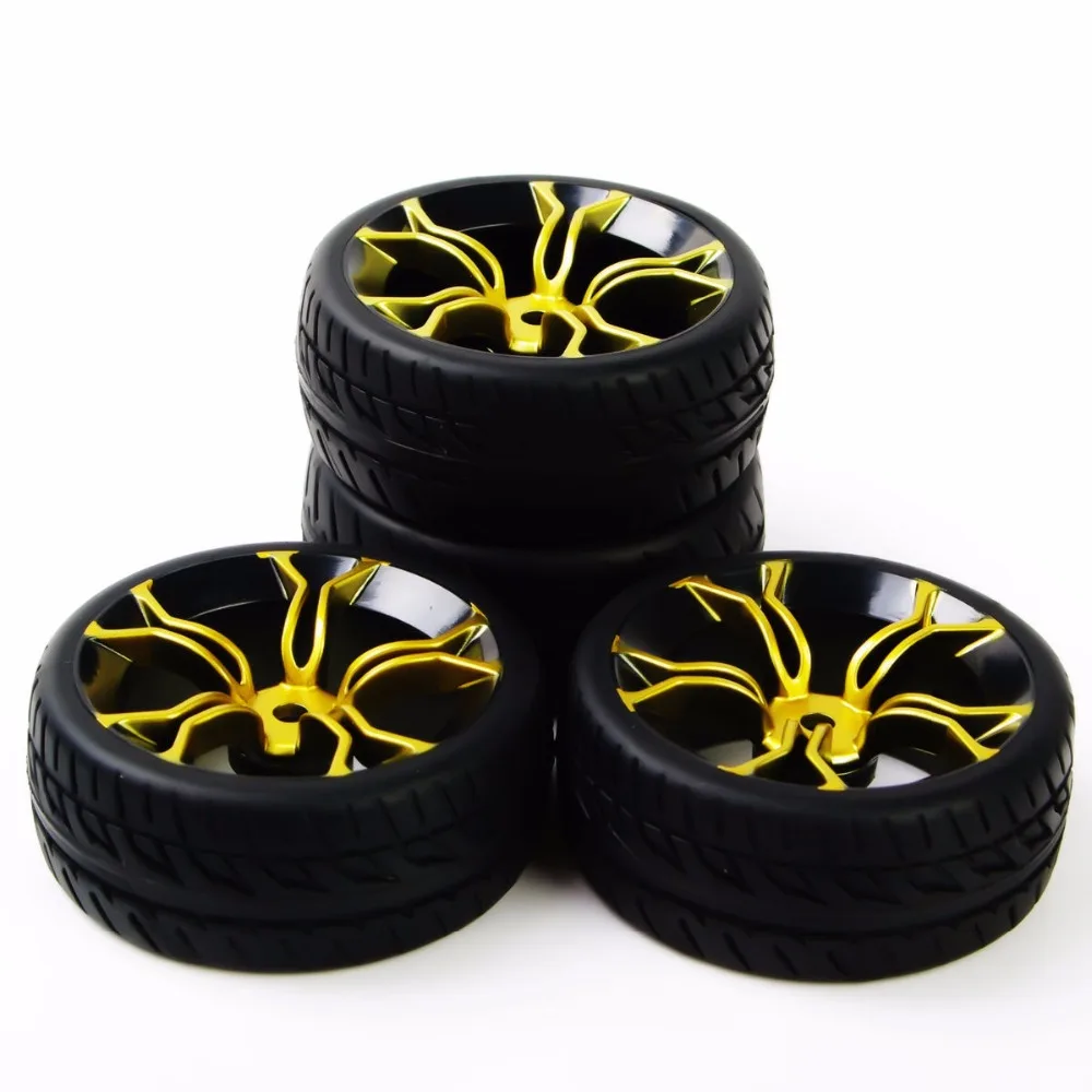 RC car tires rubber tyre&wheel rim model toys 4pcs tires and wheels for HSP HPI RC 1:10 flat racing on road car PP0150+MPNKG
RC car tires rubber tyre&wheel rim model toys 4pcs tires and wheels for HSP HPI RC 1:10 flat racing on road car PP0150+MPNKG