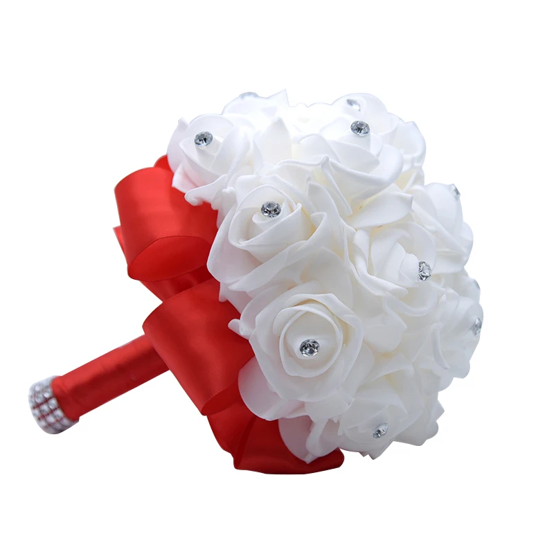 H&S BRIDAL New Wedding Bouquet for Women Artificial Rose with Crystal Gift Bridesmaid Bridal Bouquet Cheap Emulation Decoration
H&S BRIDAL New Wedding Bouquet for Women Artificial Rose with Crystal Gift Bridesmaid Bridal Bouquet Cheap Emulation Decoration
