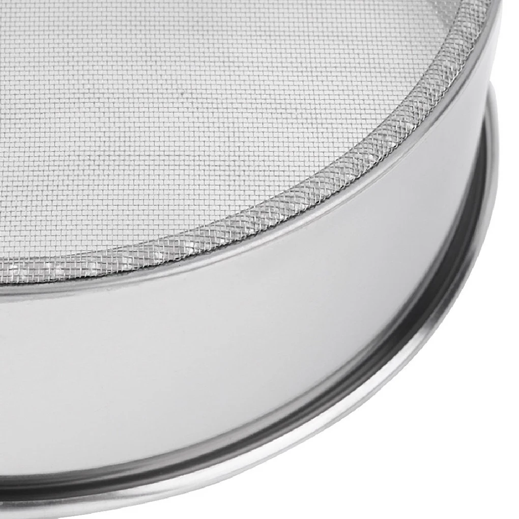 Stainless Steel Flour Sieve Baking Tool Kitchen Super Fine Round Flour Sugar Powder Sieve Colander
Stainless Steel Flour Sieve Baking Tool Kitchen Super Fine Round Flour Sugar Powder Sieve Colander
