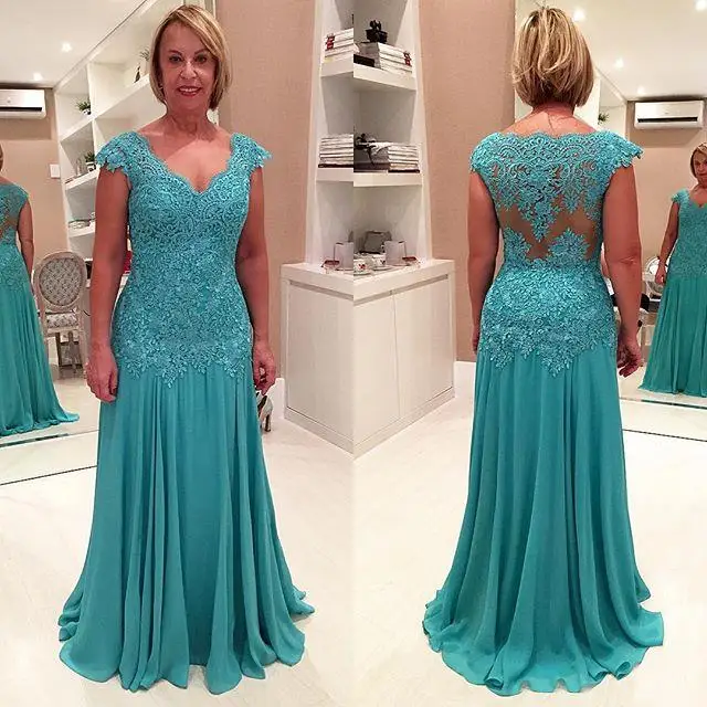 Vintage Mother Of The Bride Dresses V Neck Short Sleeves Lace Appliques Hunter Chiffon Plus Size Party Gowns For Weddings
Vintage Mother Of The Bride Dresses V Neck Short Sleeves Lace Appliques Hunter Chiffon Plus Size Party Gowns For Weddings