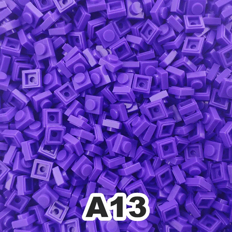 No.A13 Purple Educational Construction Adult Toy Plastic Small Building Brick Accessories 1X1 Plate Blocks Pixel Art For Kids
No.A13 Purple Educational Construction Adult Toy Plastic Small Building Brick Accessories 1X1 Plate Blocks Pixel Art For Kids