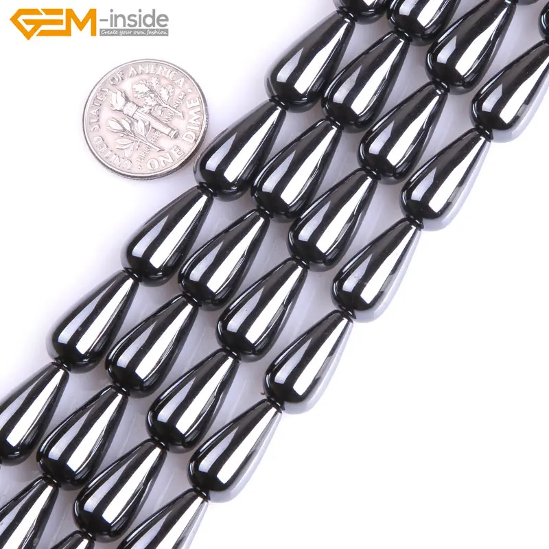 Gem-inside Natural Faceted Drop Teardrop Black Hematite Smooth Drip Healing Stone Beads For Jewelry Making 8mm 15inches DIY
Gem-inside Natural Faceted Drop Teardrop Black Hematite Smooth Drip Healing Stone Beads For Jewelry Making 8mm 15inches DIY