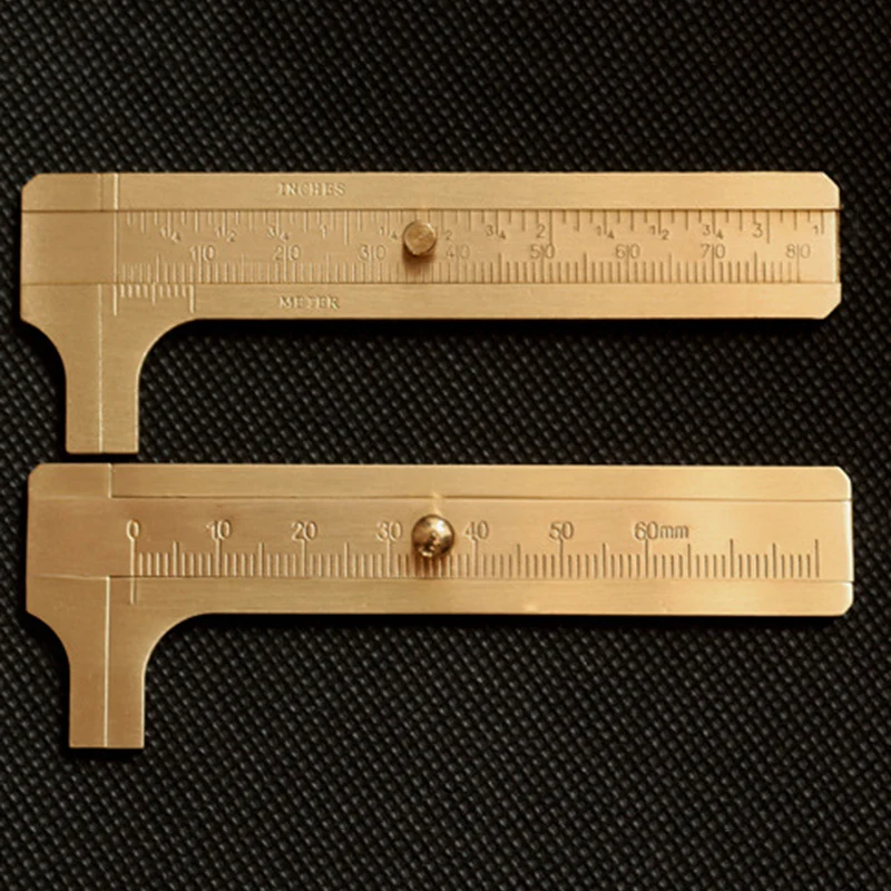 Portable Brass Vernier Caliper Sliding Gauge Ruler Double Scales Sliding Measuring Tool Gauge Bead Gem Stone Jewellery Brass too
Portable Brass Vernier Caliper Sliding Gauge Ruler Double Scales Sliding Measuring Tool Gauge Bead Gem Stone Jewellery Brass too
