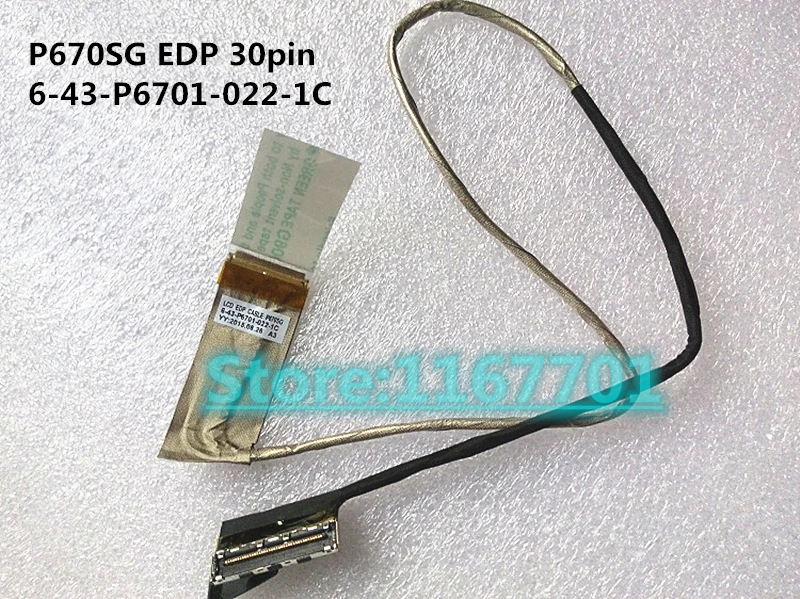 Original Laptop/notebook LCD/LED/LVDS cable for Clevo P670 P670SG P670RE3 P670RG 6-43-P6701-020-1C 6-43-P6701-022-1C EDP 30pin
Original Laptop/notebook LCD/LED/LVDS cable for Clevo P670 P670SG P670RE3 P670RG 6-43-P6701-020-1C 6-43-P6701-022-1C EDP 30pin