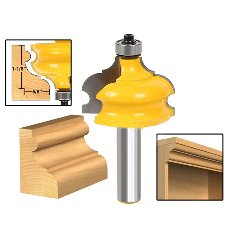 1PC Classical Bead Molding Edging Router Bit 1/2" Shank Tenon Cutter for Woodworking Engraving Tools
1PC Classical Bead Molding Edging Router Bit 1/2" Shank Tenon Cutter for Woodworking Engraving Tools