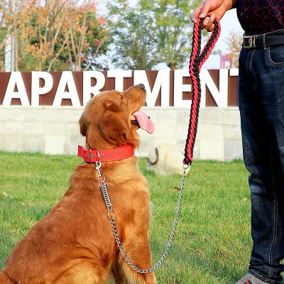 Anti-bite explosion-proof rushing large dog pet dog leash set leash dog leash dog chain
Anti-bite explosion-proof rushing large dog pet dog leash set leash dog leash dog chain