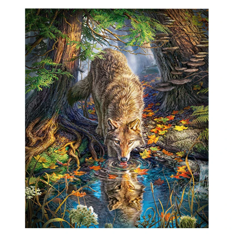 Full Drill Diamond Painting Wolf Scenery 5D DIY Needlework Cross Stitch Embroidery Mosaic Decorative Painting Home Decor
Full Drill Diamond Painting Wolf Scenery 5D DIY Needlework Cross Stitch Embroidery Mosaic Decorative Painting Home Decor
