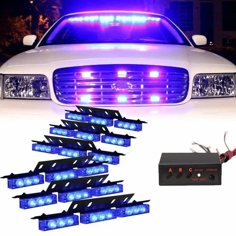 2021 54x LED Emergency Vehicle Strobe Lights Bars Deck Dash Grill Warning Lights For Motorcycle Accessories
2021 54x LED Emergency Vehicle Strobe Lights Bars Deck Dash Grill Warning Lights For Motorcycle Accessories