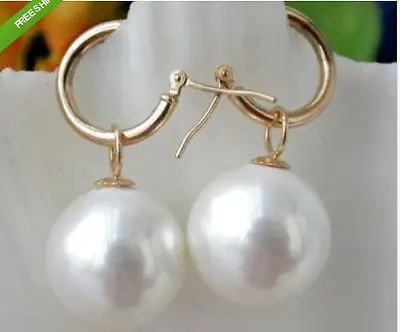 Hot sale Free Shipping>>>>AAA+ 16MM WHITE ROUND SOUTH SEA SHELL PEARL DANGLE EARRING
Hot sale Free Shipping>>>>AAA+ 16MM WHITE ROUND SOUTH SEA SHELL PEARL DANGLE EARRING