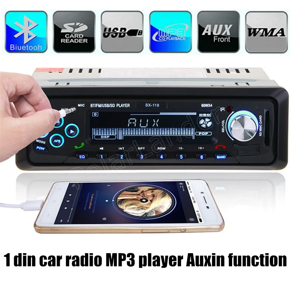 top sale Handsfree Car Radio Bluetooth Audio Stereo FM Aux Input USB SD Remote control music phone auto 1 din size
top sale Handsfree Car Radio Bluetooth Audio Stereo FM Aux Input USB SD Remote control music phone auto 1 din size