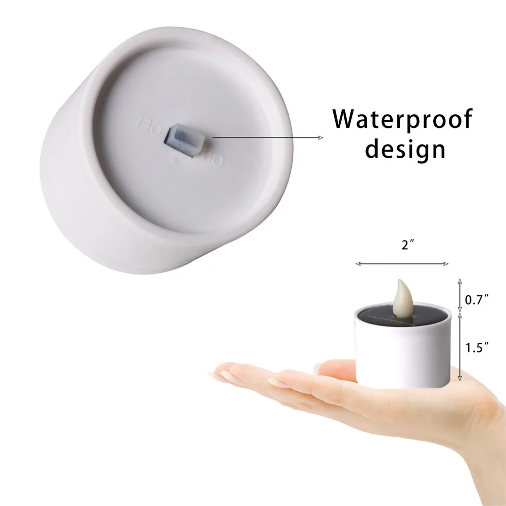 1pcs Waterproof Electric Candle Simulation Flameless Solar Powered LED Candle Light HYD88
1pcs Waterproof Electric Candle Simulation Flameless Solar Powered LED Candle Light HYD88
