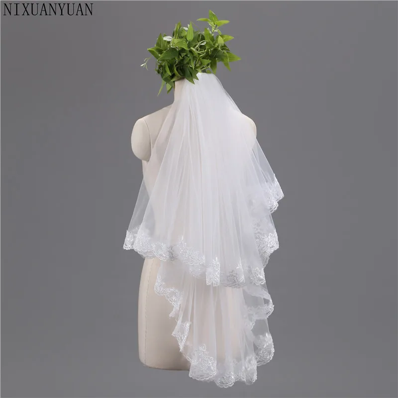 NIXUANYUAN Voile Mariage Lace Edage Short Wedding Veil 2023 Tulle Ivory/White Bridal Veil Wedding Accessories Velos de Novia
NIXUANYUAN Voile Mariage Lace Edage Short Wedding Veil 2023 Tulle Ivory/White Bridal Veil Wedding Accessories Velos de Novia