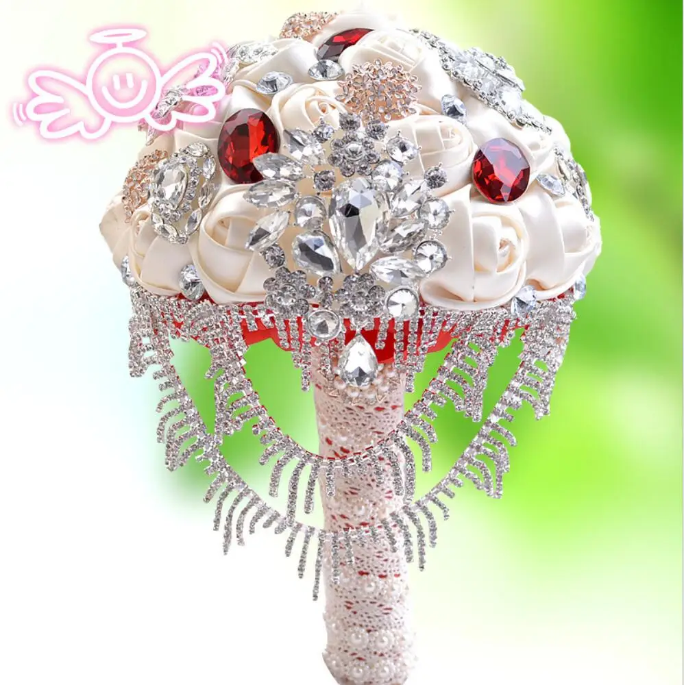 AYiCuthia Ivory Bridal Wedding Bouquet de mariage Pearls Bridesmaid Artificial Wedding Bouquets Flower Crystal buque de noiva 77
AYiCuthia Ivory Bridal Wedding Bouquet de mariage Pearls Bridesmaid Artificial Wedding Bouquets Flower Crystal buque de noiva 77