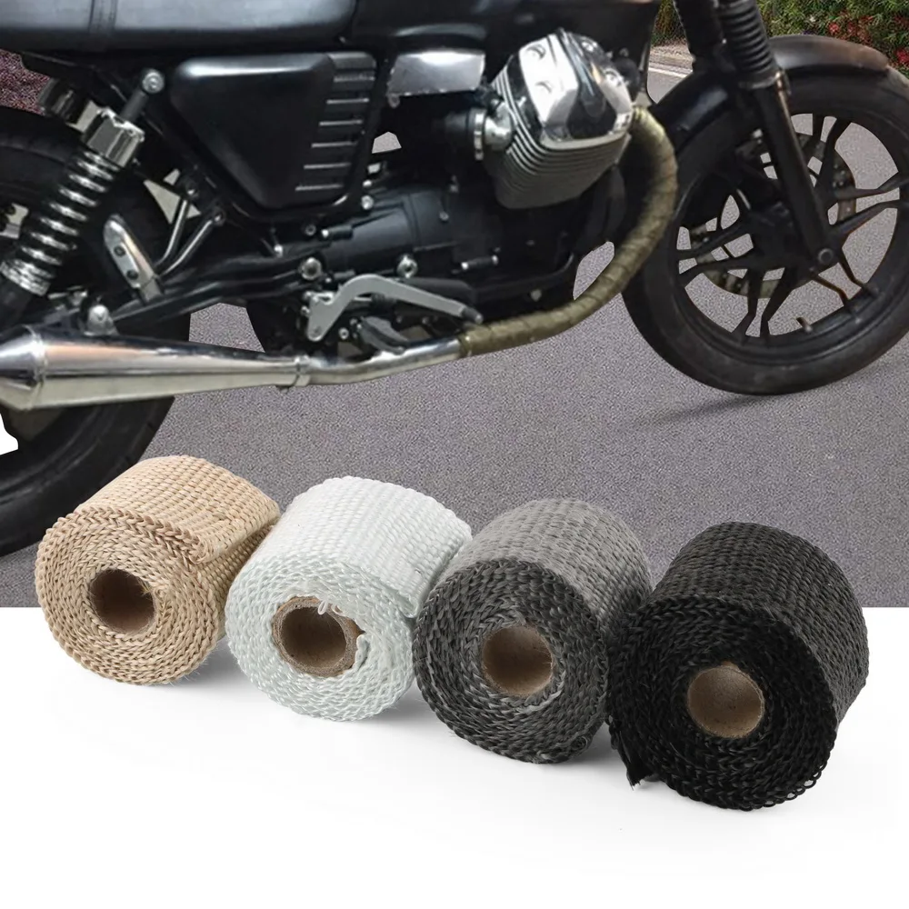 LEEPEE 50mm x 1.5m Insulation Tape Anti-hot Exhaust Header Pipe Tape Heat Insulating Wrap Glass Fiber Motorcycle Accessories
LEEPEE 50mm x 1.5m Insulation Tape Anti-hot Exhaust Header Pipe Tape Heat Insulating Wrap Glass Fiber Motorcycle Accessories