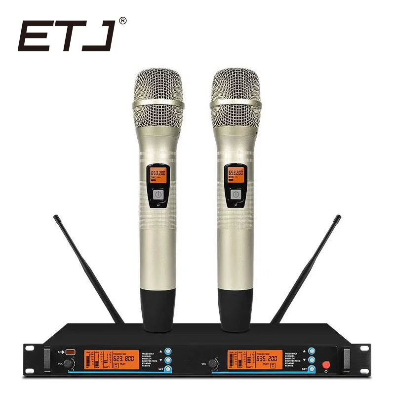Professional UHF Wireless Microphone Mic System Dual Channels 2 Transmitter Microphone BM1090
Professional UHF Wireless Microphone Mic System Dual Channels 2 Transmitter Microphone BM1090
