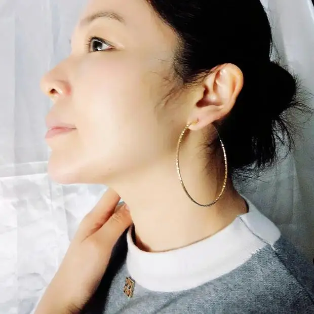 2016 TOP Popular Earrings Genuine 925 Silver Circle Earrings Statement Earrings Big Circle Silver Gold Hoop Earrings For Women
2016 TOP Popular Earrings Genuine 925 Silver Circle Earrings Statement Earrings Big Circle Silver Gold Hoop Earrings For Women