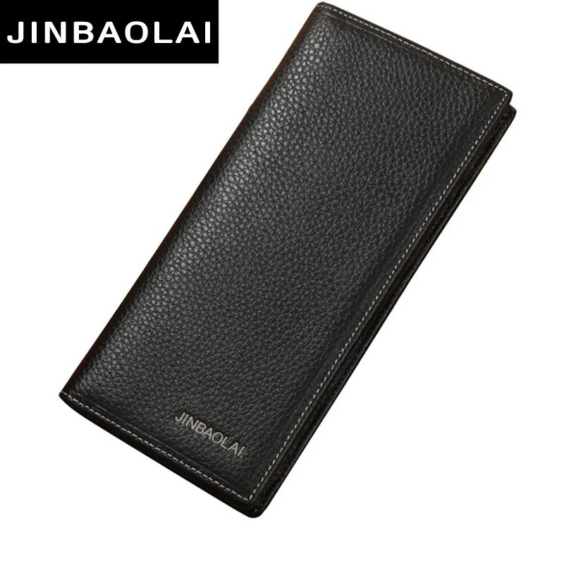 JINBAOLAI Wallet Genuine Leather Men Wallets Long Cowhide Bifold Purse Slim Wallet Men 50PCS/lot
JINBAOLAI Wallet Genuine Leather Men Wallets Long Cowhide Bifold Purse Slim Wallet Men 50PCS/lot
