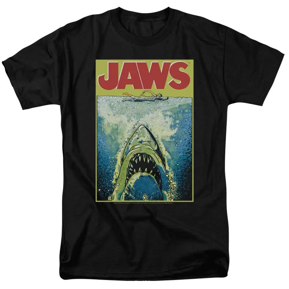 Trevco Jaws Movie Poster Retro Vintage Classic Universal Studios Men's Adult Graphic T-Shirt Fashion Print T Shirt Plus Size
Trevco Jaws Movie Poster Retro Vintage Classic Universal Studios Men's Adult Graphic T-Shirt Fashion Print T Shirt Plus Size
