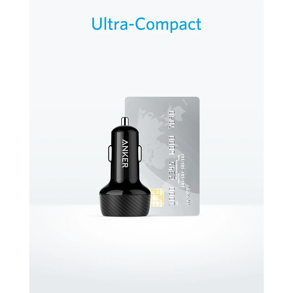 Anker PowerDrive Speed 2 39W Dual USB Car Charger,Quick Charge 3.0 for Galaxy,PowerIQ for iPhone 11/Xs/XS Max/XR/X/8 and more
Anker PowerDrive Speed 2 39W Dual USB Car Charger,Quick Charge 3.0 for Galaxy,PowerIQ for iPhone 11/Xs/XS Max/XR/X/8 and more