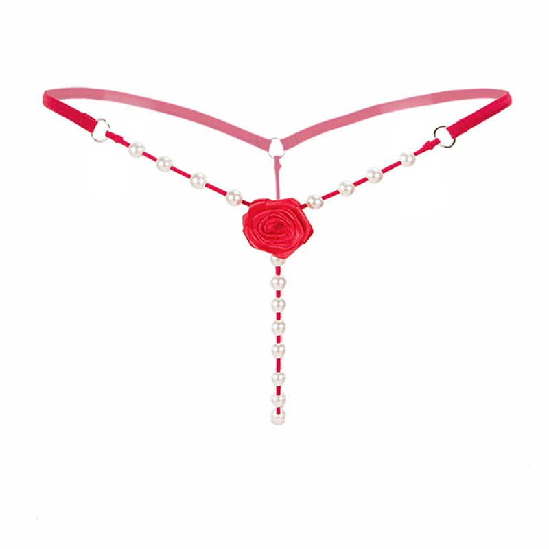 Panties G-strings Flower Rose Pearl Beading Sexy Costume Woman Brief Polyester Low-rise T-back Sexy Lingerie Muiltcolor Gift 5
Panties G-strings Flower Rose Pearl Beading Sexy Costume Woman Brief Polyester Low-rise T-back Sexy Lingerie Muiltcolor Gift 5