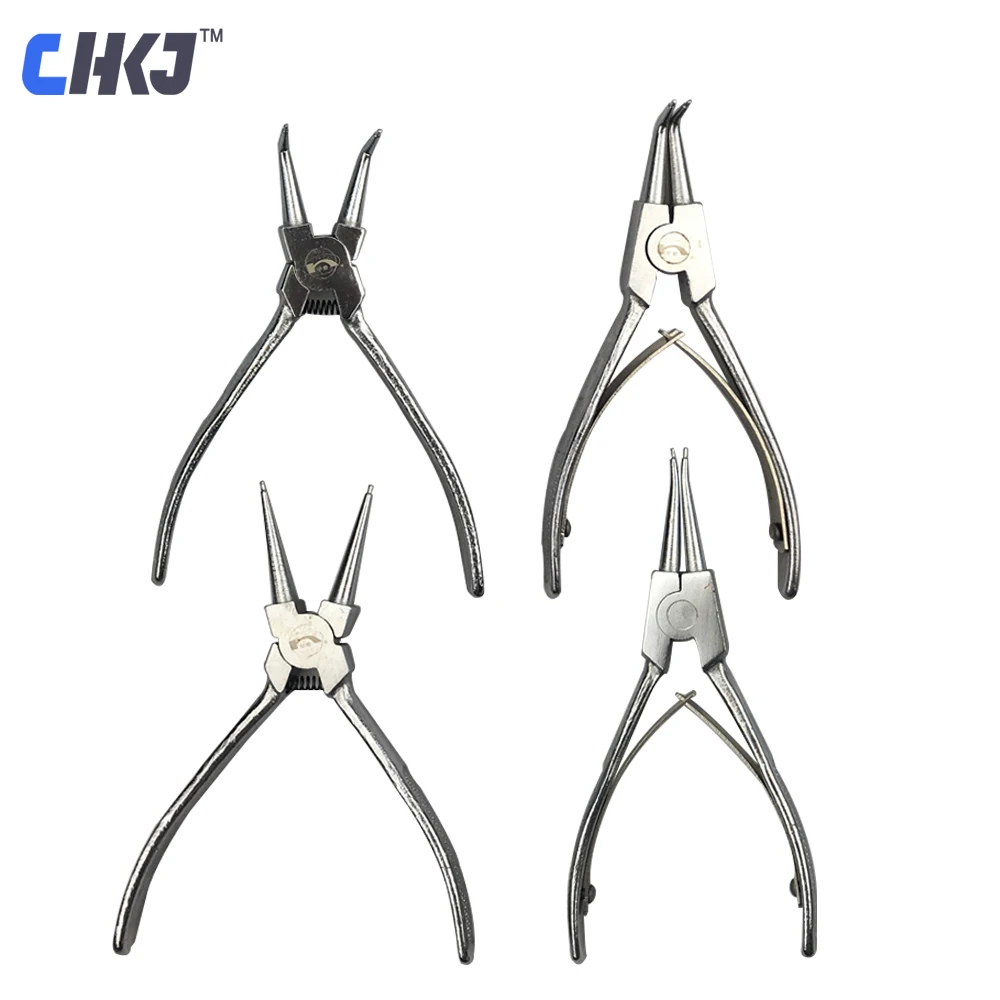 CHKJ 4pcs/lot 6 inch Professional Circlip Plier Set Snap Ring Pliers Internal External Bent Straight Tips Free Shipping
CHKJ 4pcs/lot 6 inch Professional Circlip Plier Set Snap Ring Pliers Internal External Bent Straight Tips Free Shipping
