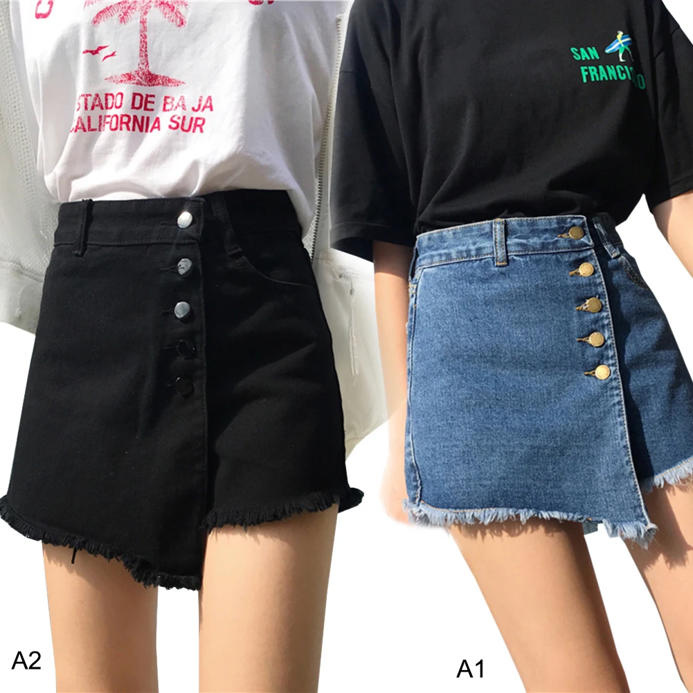 Women Skirt Shorts 2019 Newest Summer High Waist Skorts Blue Short Jeans Vintage Shorts Feminino Short Jeans Plus Size S-2XL
Women Skirt Shorts 2019 Newest Summer High Waist Skorts Blue Short Jeans Vintage Shorts Feminino Short Jeans Plus Size S-2XL