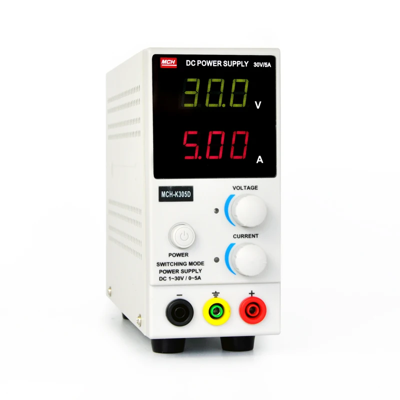 MCH-K305D Mini Switching Regulated Adjustable DC Power Supply SMPS Single Channel 30V 5A
MCH-K305D Mini Switching Regulated Adjustable DC Power Supply SMPS Single Channel 30V 5A