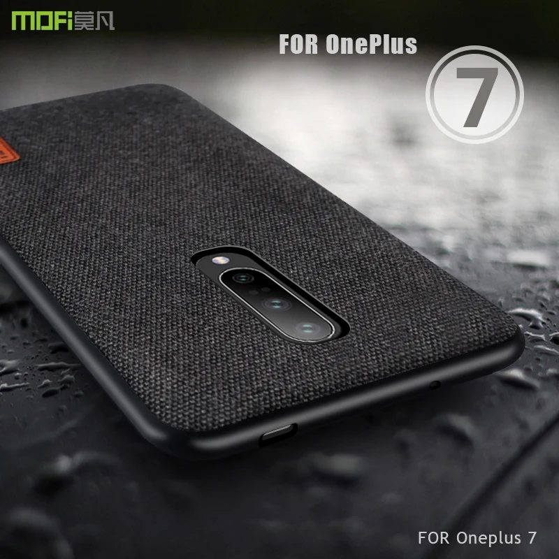Чехол для Oneplus 7 Pro чехол MOFi из ткани на заднюю панель s 1 + с полным покрытием мягкий