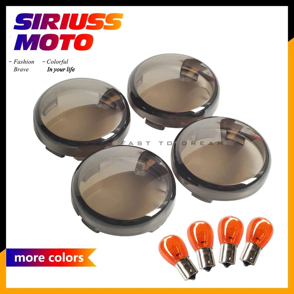 4 X Motorcycle Turn Signals Light Cover Lens Case for Harley Touring Dyna Softail Sportster Street Glide 883 1986-2017
4 X Motorcycle Turn Signals Light Cover Lens Case for Harley Touring Dyna Softail Sportster Street Glide 883 1986-2017