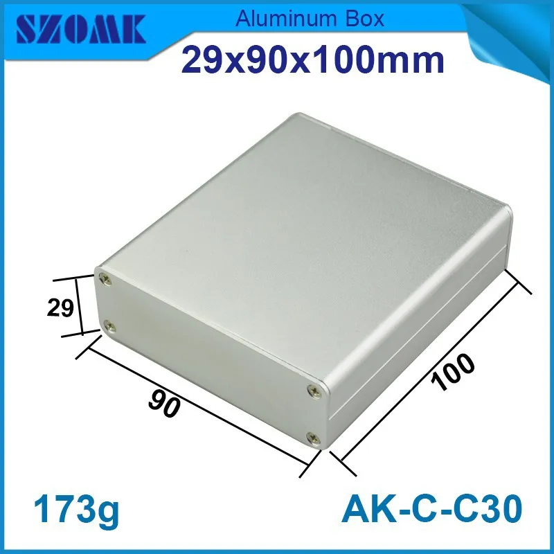 4 pcs/lot electronics case aluminium electronic enclosure switch box which in silver color fit PCB size 20.5x80.6MM quality box
4 pcs/lot electronics case aluminium electronic enclosure switch box which in silver color fit PCB size 20.5x80.6MM quality box