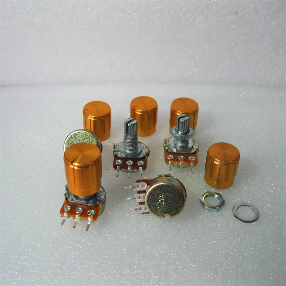 50pc High Quality WH148 B50K Linear Volume size switch Potentiometer 15mm Shaft With Nuts And Washers Hot And 50pc aluminum knob
50pc High Quality WH148 B50K Linear Volume size switch Potentiometer 15mm Shaft With Nuts And Washers Hot And 50pc aluminum knob