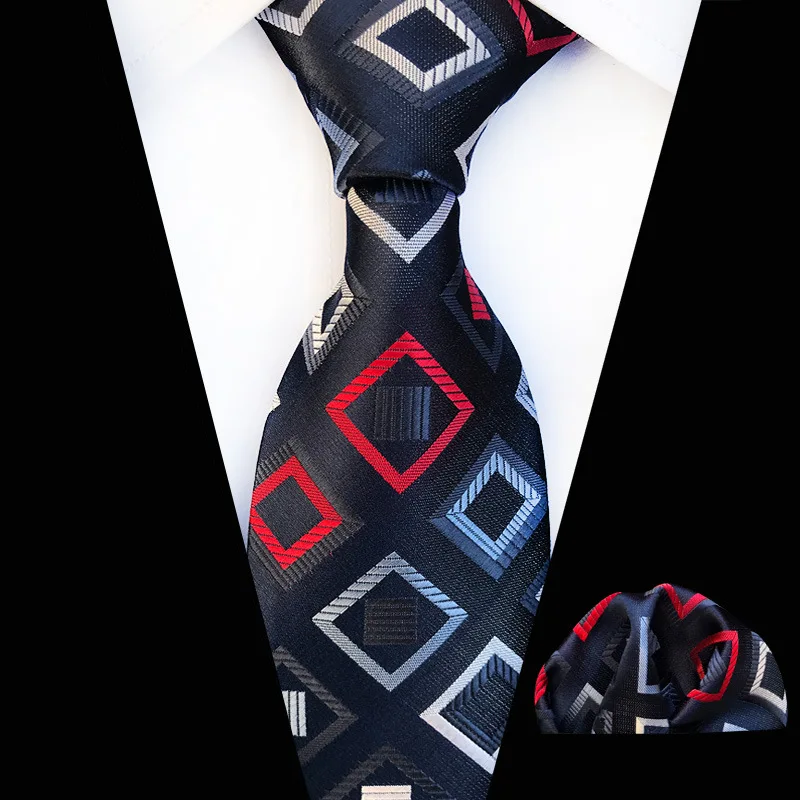 Classic Blue Novelty Geometry Pattern Mens Tie Hanky Set Business Party Gift for Him
Classic Blue Novelty Geometry Pattern Mens Tie Hanky Set Business Party Gift for Him