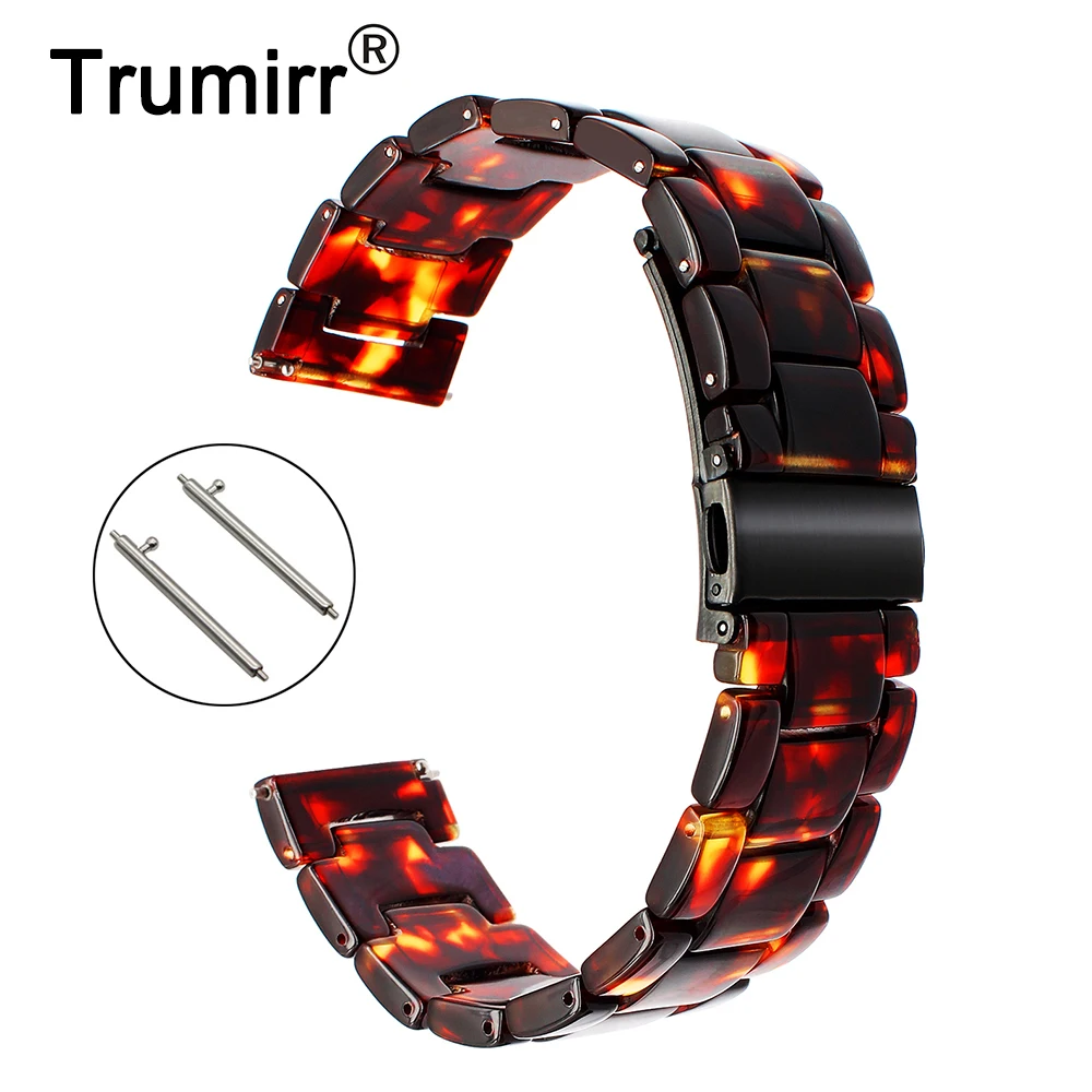 Ремешок резиновый для Ticwatch Pro / 1 46 мм/2 42 мм/E быстросъемный стальной браслет