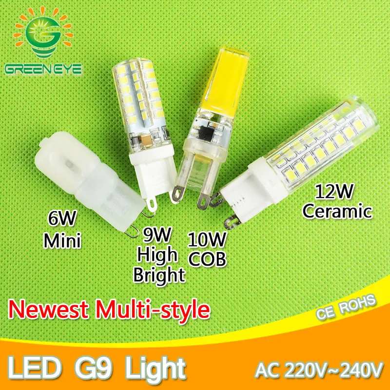 Dimmable COB 220V LED G9 Bulb 6W 7W 9W 10W 12W LED Corn Light Replace Halogen Lamp Led Light Spot Crystal Chandelier 2835 3014
Dimmable COB 220V LED G9 Bulb 6W 7W 9W 10W 12W LED Corn Light Replace Halogen Lamp Led Light Spot Crystal Chandelier 2835 3014