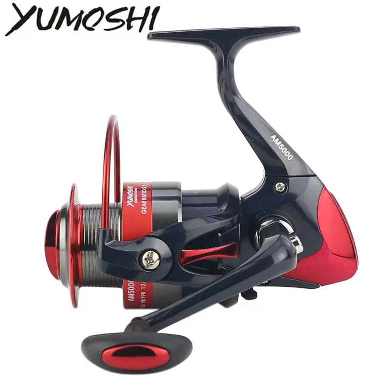 Серия YUMOSHI 2019 12BB 5 5: 1 металлическая спиннинговая Рыболовная катушка