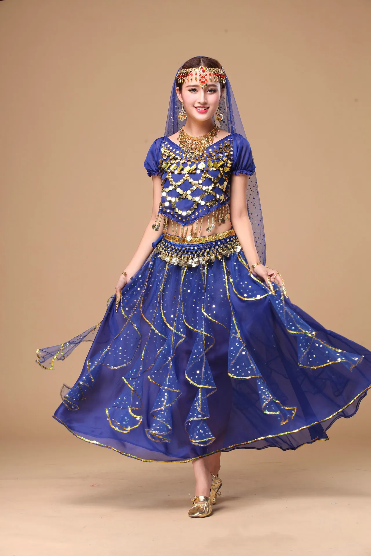 

Women Full Set Belly Dance Costume Lady Bellydance Wear for Competition Indian Dance Clothing Bollywood Dance Costumes 89