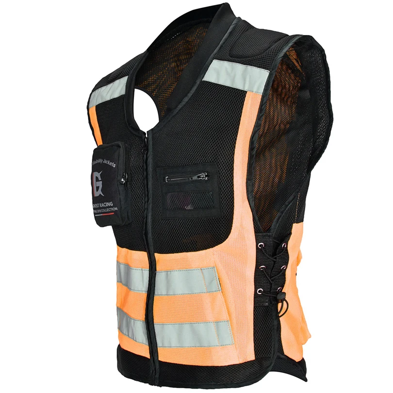 GHOST RACING motorcycle reflective vest jacket chaqueta ropa moto Safety protective gear high visibility signal cycling clothing
GHOST RACING motorcycle reflective vest jacket chaqueta ropa moto Safety protective gear high visibility signal cycling clothing