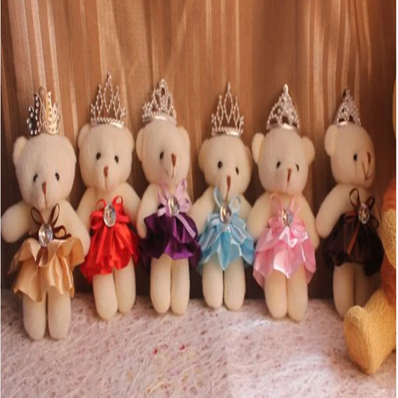 12pcs free shipping Fashion 12cm Cartoon Lovely Crown Bear Baby stuffed Plush Toys wedding birthday party best gift wholesale
12pcs free shipping Fashion 12cm Cartoon Lovely Crown Bear Baby stuffed Plush Toys wedding birthday party best gift wholesale