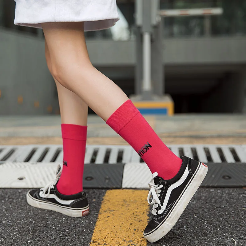 Morematch 1 Pair Women Pile Heap Sock College Wind Multicolor Letters Cotton Socks Streetwear Skateboard Socks 7 Colors Optional
Morematch 1 Pair Women Pile Heap Sock College Wind Multicolor Letters Cotton Socks Streetwear Skateboard Socks 7 Colors Optional