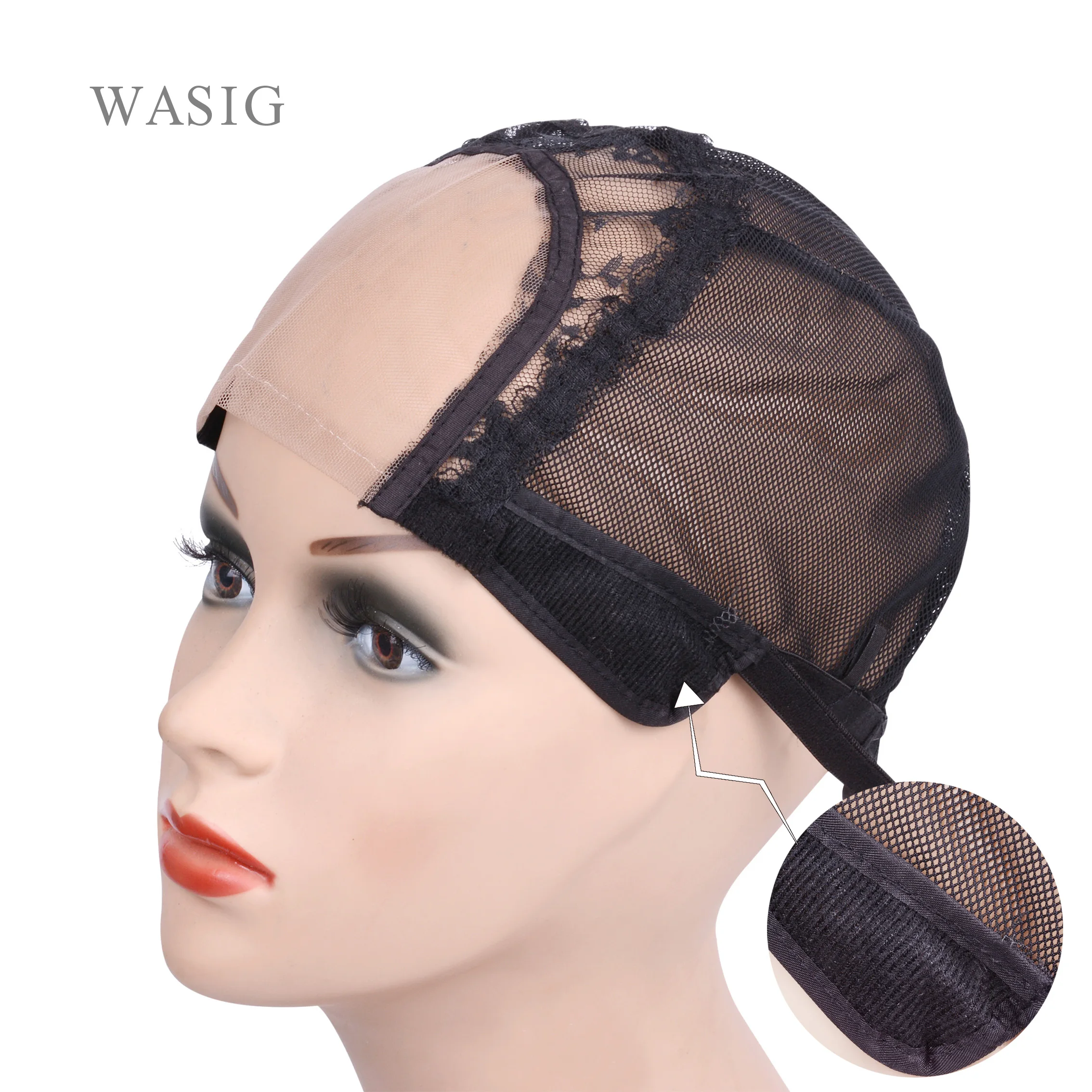 New 4*4" U Part Wig Cap With Velvet Sides For Making Wigs With Adjustable Straps Glueless Weaving Caps Mesh Wig Cap Hairnets
New 4*4" U Part Wig Cap With Velvet Sides For Making Wigs With Adjustable Straps Glueless Weaving Caps Mesh Wig Cap Hairnets