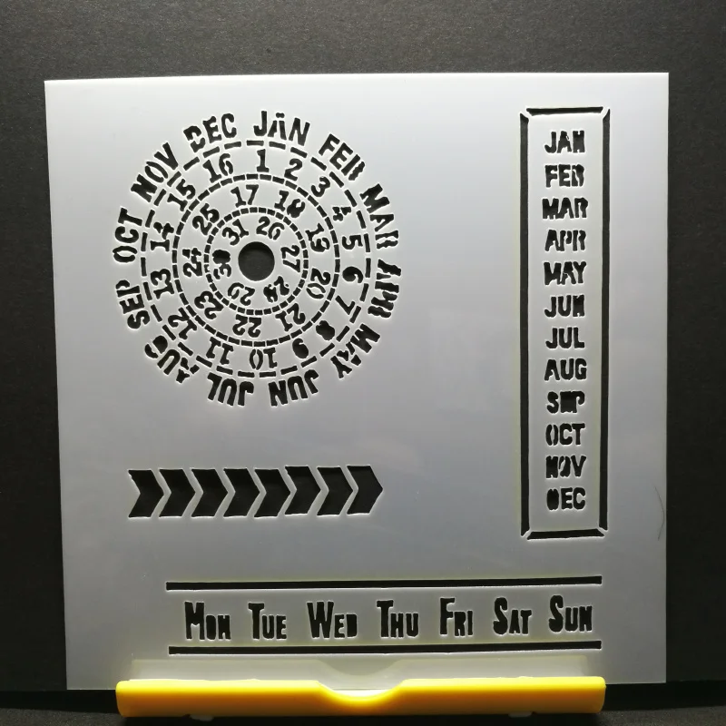 Calender pvc Layering Stencils for Diy scrapbook coloring,painting stencil,home decor diy etc. Product image
Calender pvc Layering Stencils for Diy scrapbook coloring,painting stencil,home decor diy etc. Product image