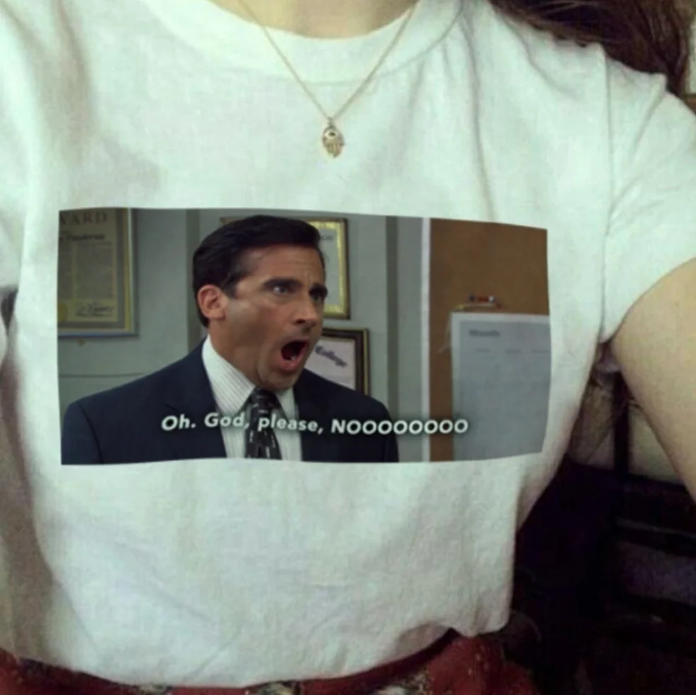 Fashionshow-JF Summer Fashion Top Tee Oh God No Unisex The Office TV Shows Quotes Funny T-Shirt Fashion Meme Shirt
Fashionshow-JF Summer Fashion Top Tee Oh God No Unisex The Office TV Shows Quotes Funny T-Shirt Fashion Meme Shirt
