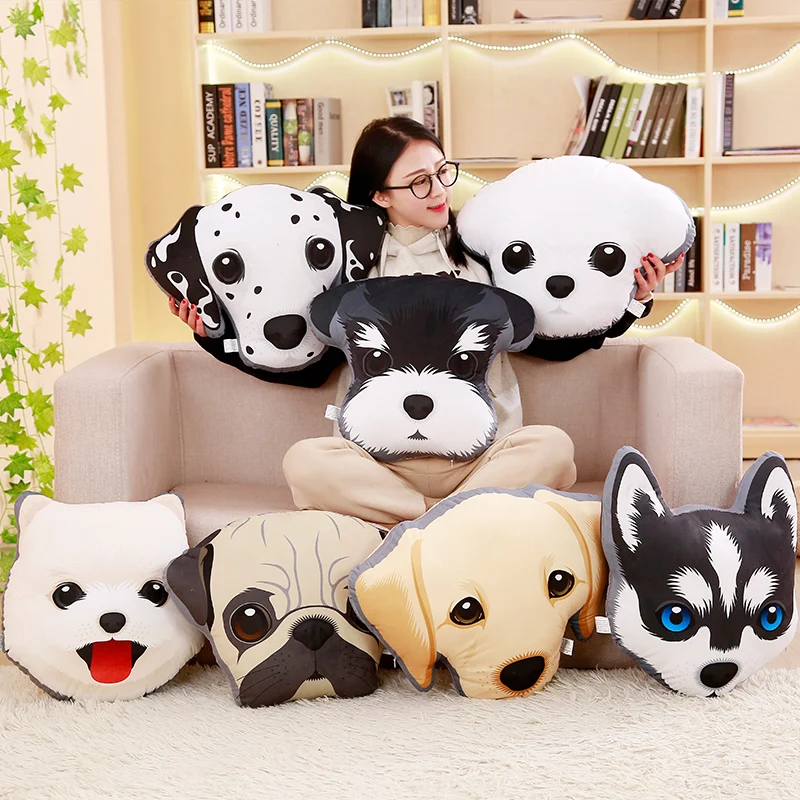 Creative personality 3D dog huskies plush toys Home Furnishing cushion and pillow hand warmer Doll Girl Gift
Creative personality 3D dog huskies plush toys Home Furnishing cushion and pillow hand warmer Doll Girl Gift
