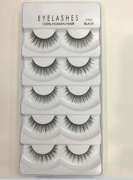 3D False Eyelashes 100% Human Hair Fake Lashes Hand made 5 pairs each set 8 styles available 480sets/lot DHL Free YL002
3D False Eyelashes 100% Human Hair Fake Lashes Hand made 5 pairs each set 8 styles available 480sets/lot DHL Free YL002