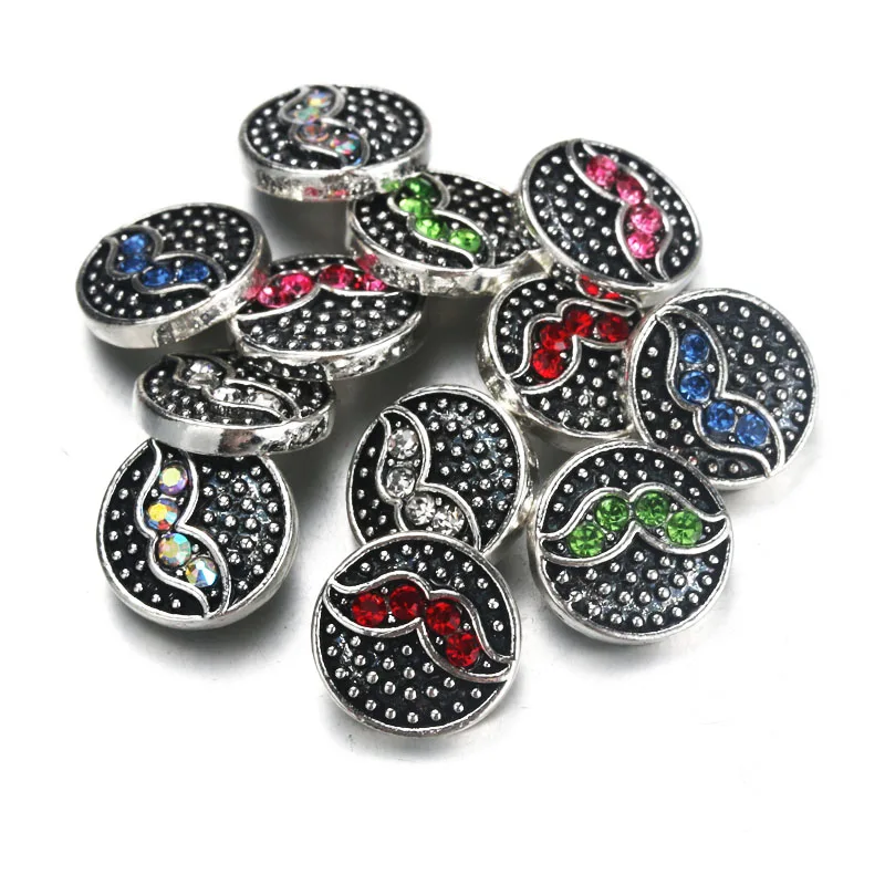 10pcs/lot 6 Color 12mm Snap Jewelry Vintage Rhinestone Metal Snap Buttons fit 12mm Sivler DIY Snap Bracelets Jewelry 9844
10pcs/lot 6 Color 12mm Snap Jewelry Vintage Rhinestone Metal Snap Buttons fit 12mm Sivler DIY Snap Bracelets Jewelry 9844