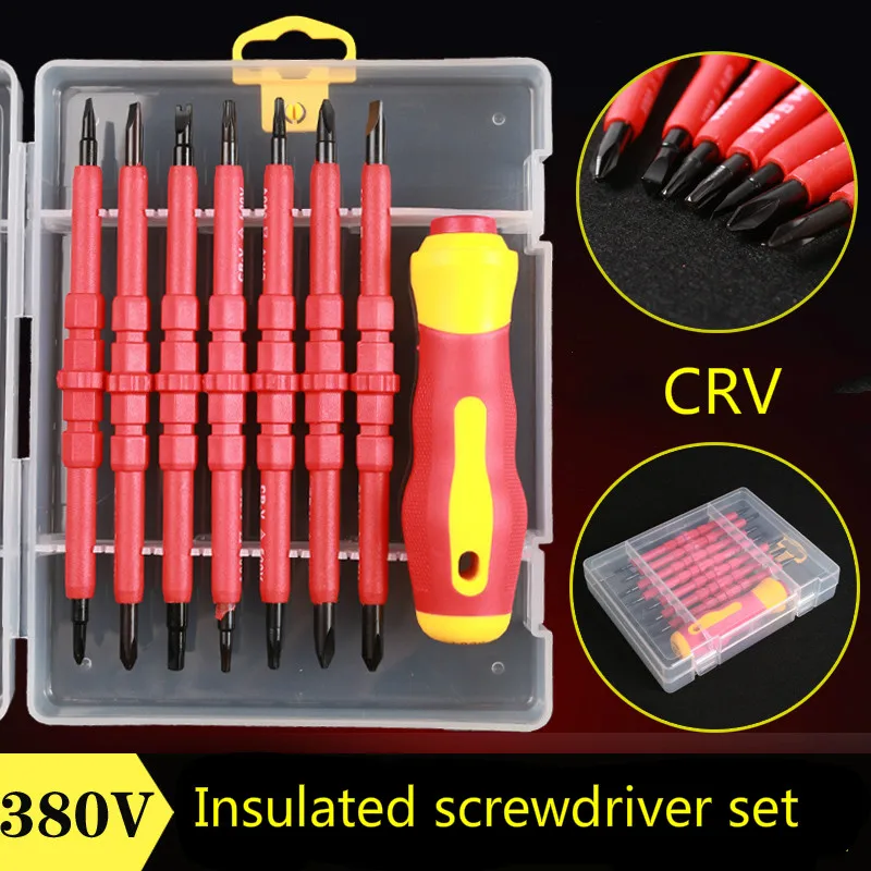 Insulated Screwdriver Set Cross With The Strong Magnetic Combination Electrician Tool hand tool set
Insulated Screwdriver Set Cross With The Strong Magnetic Combination Electrician Tool hand tool set