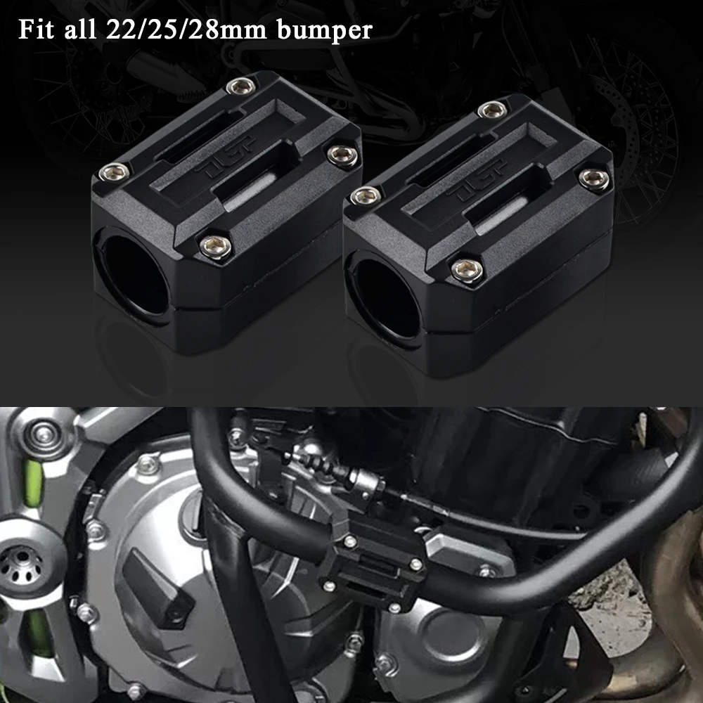 22/25/28mm Universal Engine Guard Bumper Decor Block Protectors For Honda Africa Twin CRF1000L NC700X VFR1200X Crosstourer Etc
22/25/28mm Universal Engine Guard Bumper Decor Block Protectors For Honda Africa Twin CRF1000L NC700X VFR1200X Crosstourer Etc