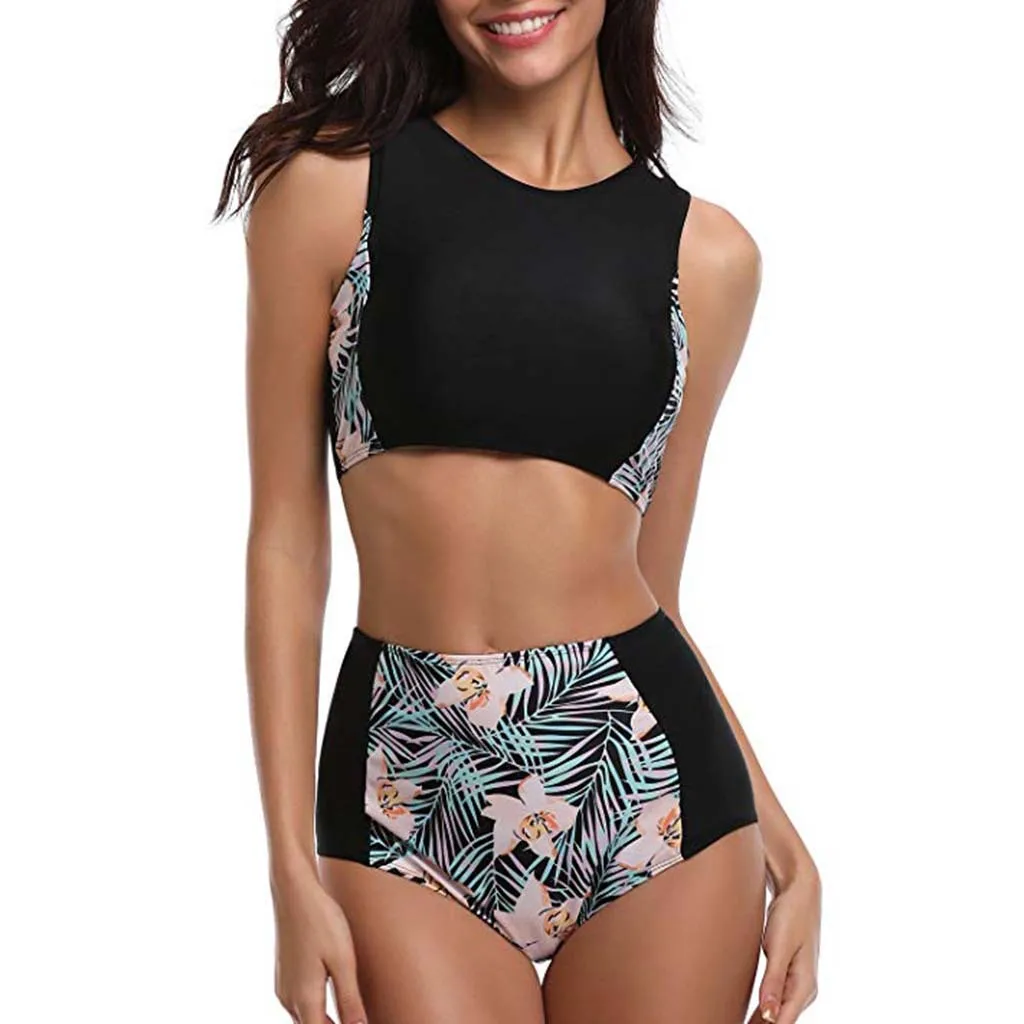 Sexy Women High Neck Halter Bikini Set Tank Top Swimsuit Swimwear Triangle Bathing Suit
Sexy Women High Neck Halter Bikini Set Tank Top Swimsuit Swimwear Triangle Bathing Suit