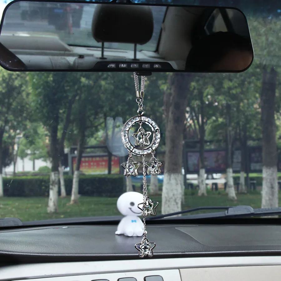 Fashion Lucky Star Crystal Car Pendant Rearview Mirror Car Decoration Gift Car Ornaments
Fashion Lucky Star Crystal Car Pendant Rearview Mirror Car Decoration Gift Car Ornaments